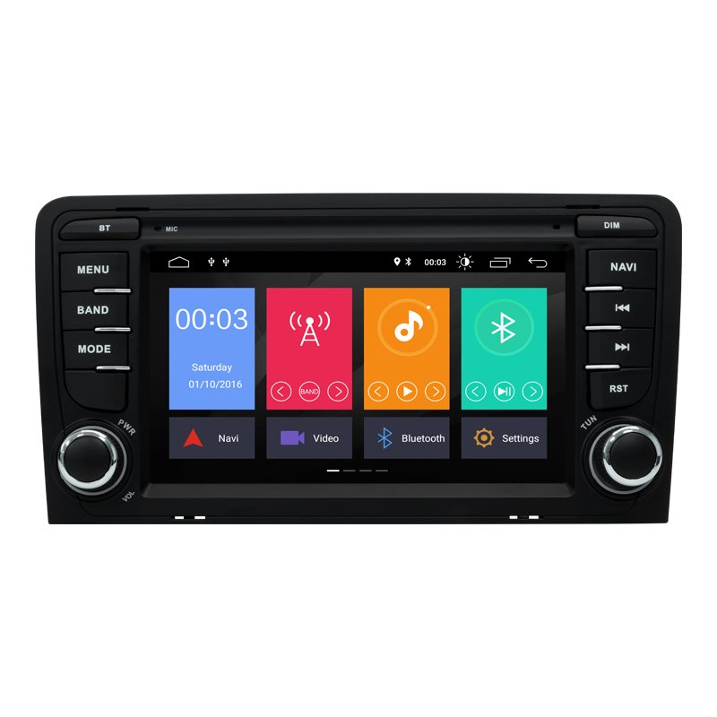4+64/128 2 din Android AutoRadio Car Radio GPS for Audi A3 8P 2003 - 2013 Car Multimedia stereo Wireless Carplay No dvd Player