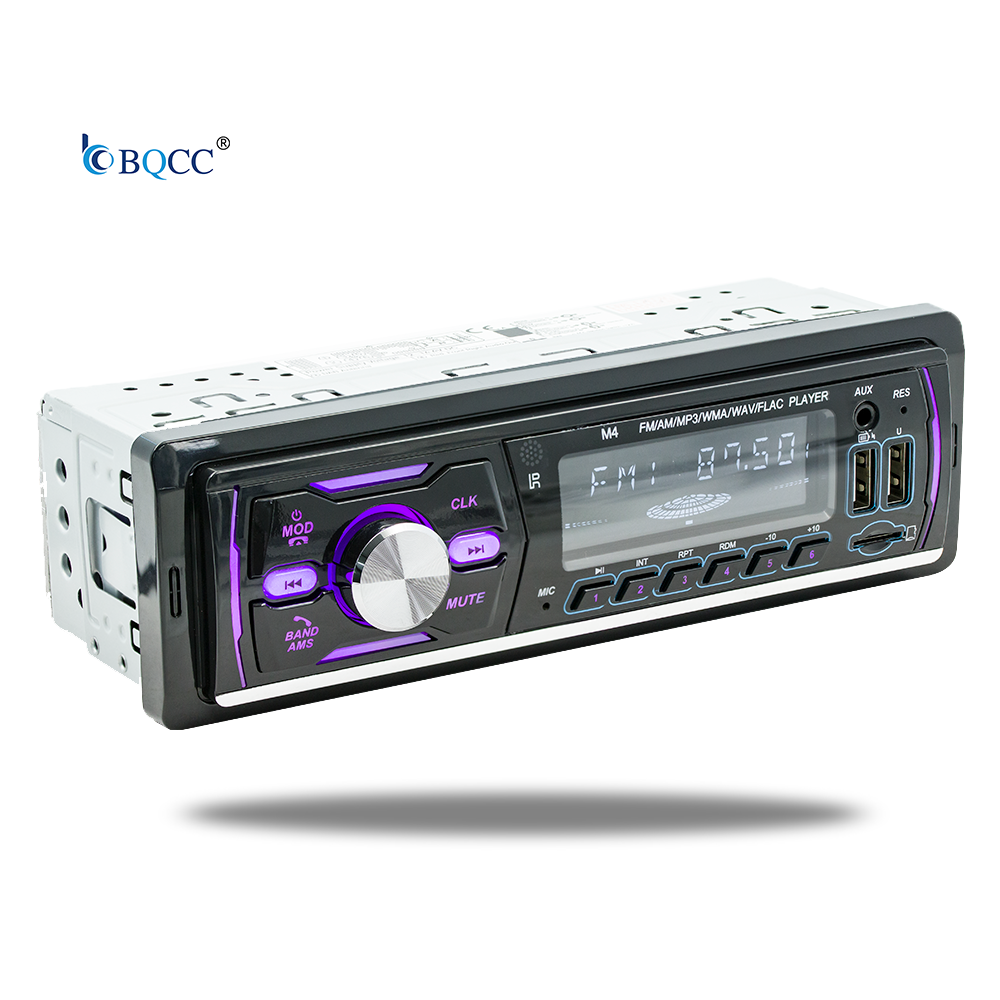 1 din Built-in BT Player USB Hands Free Receiver Audio FM Radio DAB/RDS/SD Card Plastic Car MP3 Player Support Steering Wheel