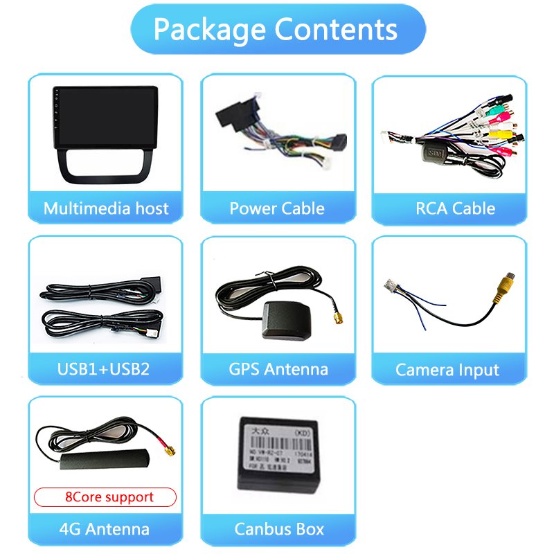 AI Voice Android Auto Radio For VW Volkswagen Jetta 5 2005-2010 Carplay 4G Car Multimedia DVD Player Navigation GPS