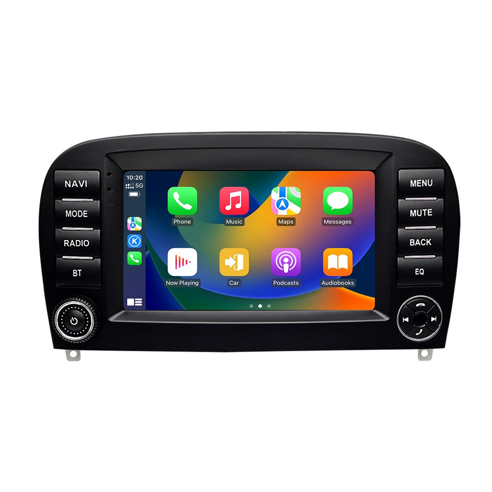 Android 13 Car Radio Multimedia Video Player Wireless Carplay Auto Suitable for Mercedes Benz SL R230 SL350/500/55/600/65 01-11