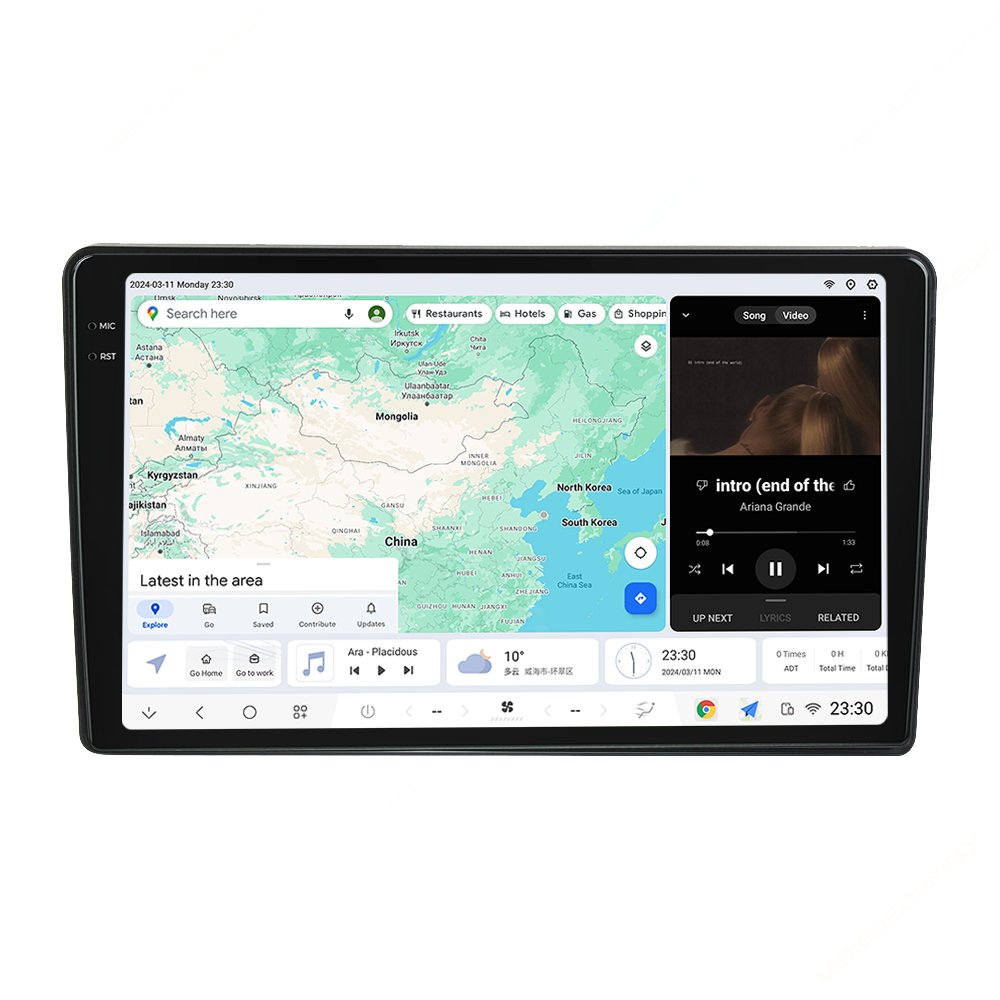 MEKEDE DUDUAUTO 7 Car Universal Radio Screen Wireless Car-Play Parking Line Sensor Car DVD Player for Peugeot 308 2013 - 2017