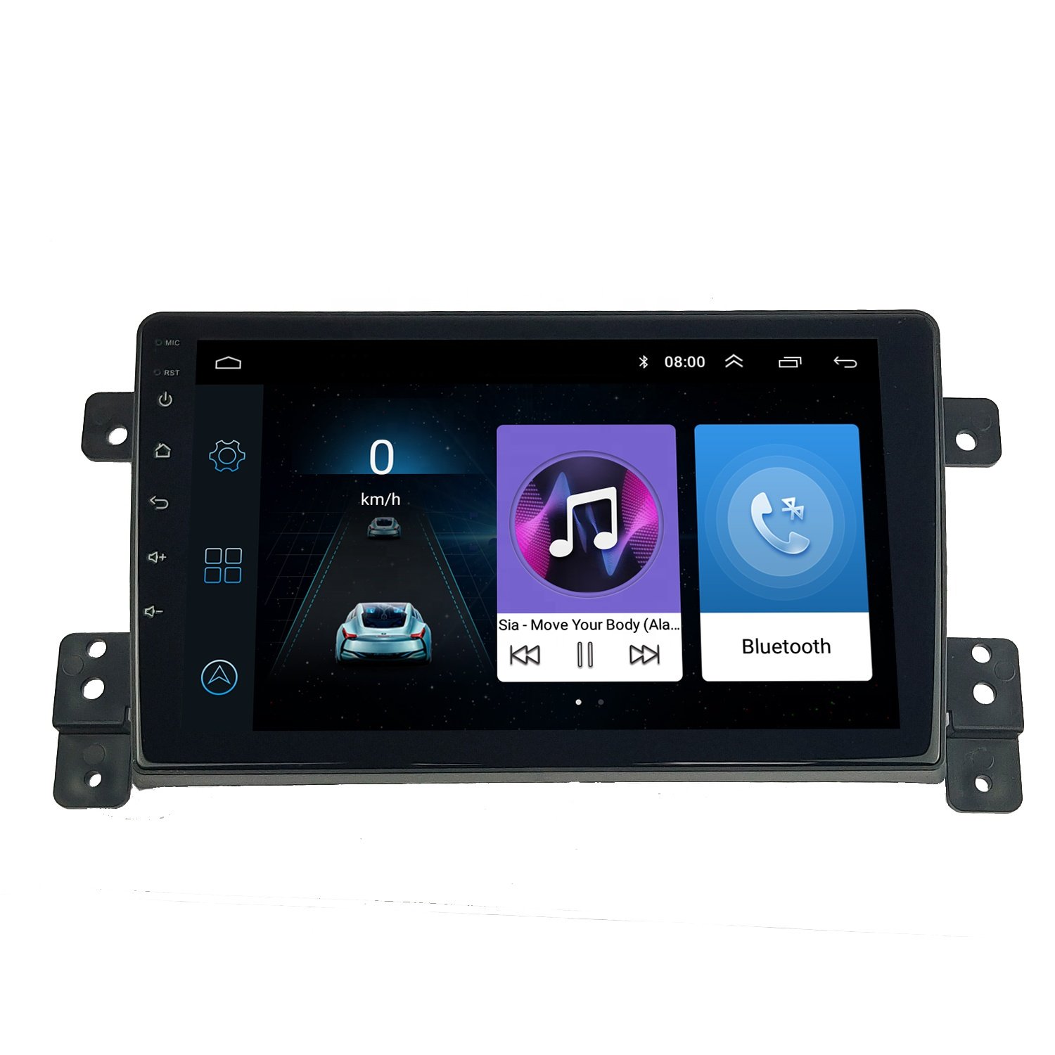 9 INCH Radio Fascia Frame for SUZUKI GRAND VITARA 2005+ Stereo DVD Player Install Surround Trim Panel Kit Audio Faceplates