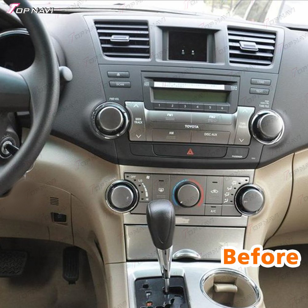 12.1 inch car multimedia system manufacturers For Toyota highlander 2009-2013 android auto stereo system car dvd player