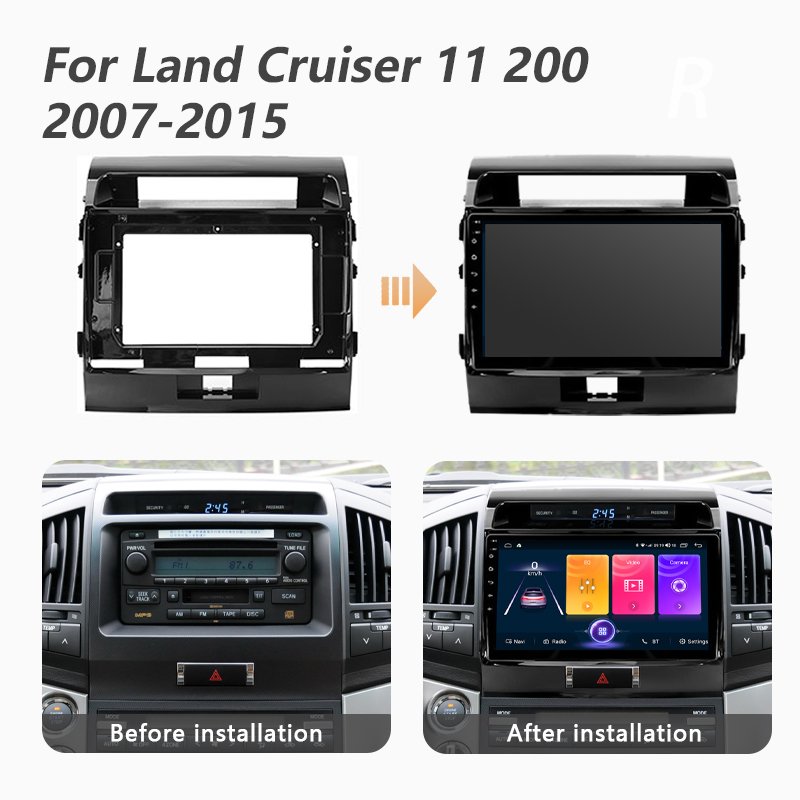 9" for Land Cruiser 11 200 2007 - 2015 Android Auto Car Radio Touch Screen DVD Multimedia Player