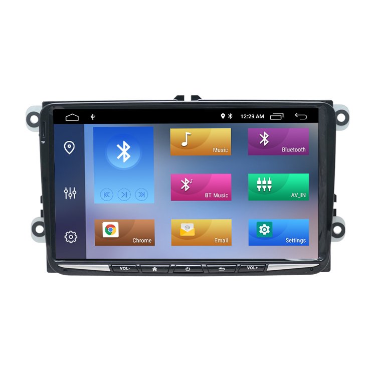 Android 13 2DIN / Seat/leon Car Radio RAM Model DSP GPS Stereo Video for Volkswagen/vw/passat/polo/golf/tiguan Skoda/octavia X1