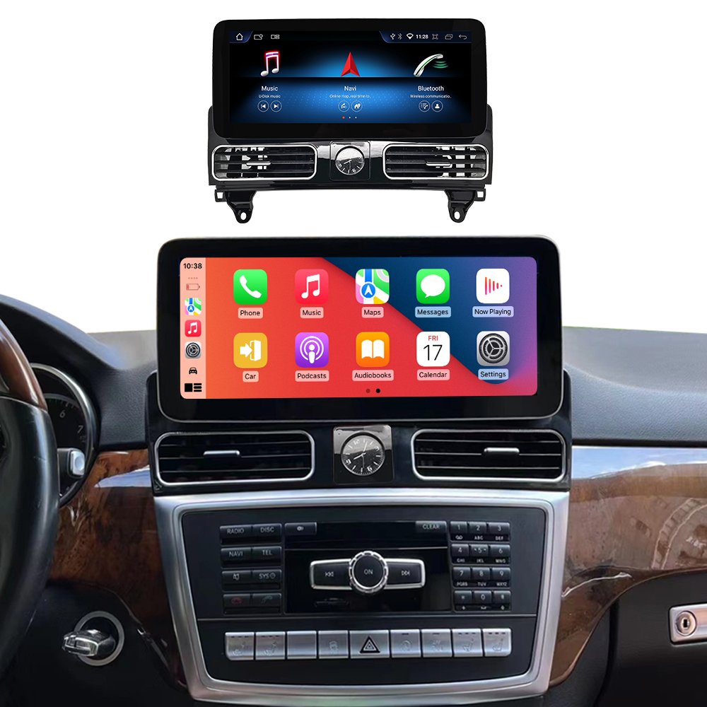 Zlh 12.3 Snapdragon 8-Core Touch Screen Android 12 Carplay Auto Car Dvd Navigation Player For Benz Gl Ml 350 450 550 W166 X166