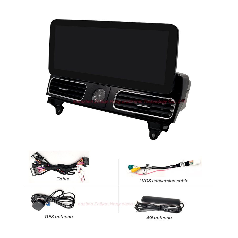 Zlh 12.3 Snapdragon 8-Core Touch Screen Android 12 Carplay Auto Car Dvd Navigation Player For Benz Gl Ml 350 450 550 W166 X166