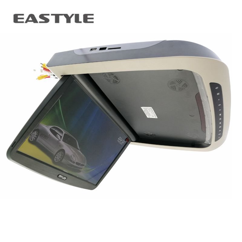 15.6 inch Motorized car ceiling mount monitor /overhead monitor with DVD MP5 player