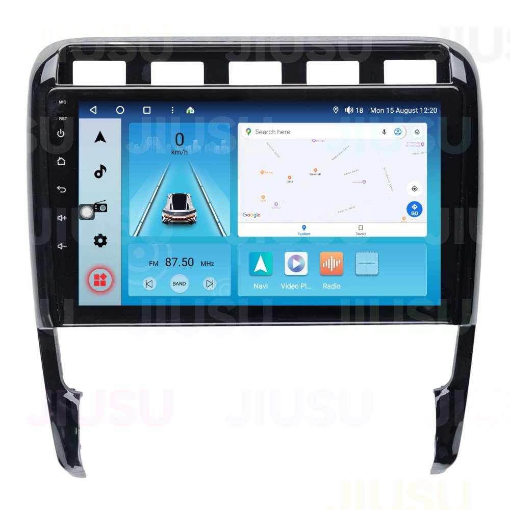 Android 12 Car Radio GPS Navigation DVD Player Stereo Multimedia Audio System for Porsche Cayenne 2002-2009 with Carplay DSP DAB