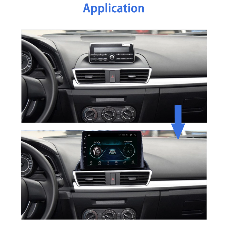 Android 9.1 Car Radio for Mazda 3 AXELA 2014 2015 2016 2017 2018 2019 2020 9 inch Mirror Link BT WIFI