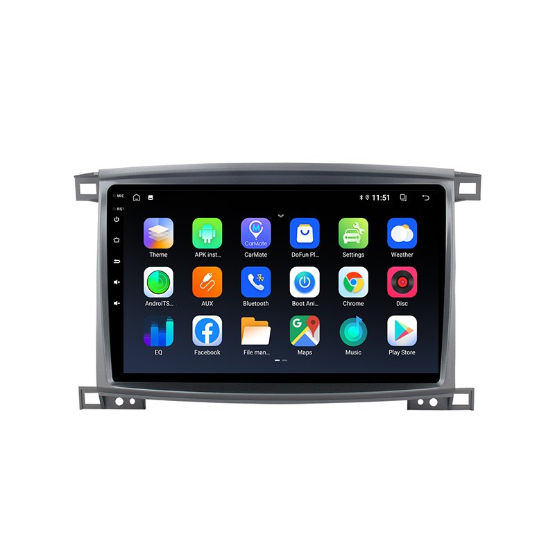 Android 10 Full IPS Touch Screen Car radio Carplay DVD Player for Toyota Land Cruiser LC 100 VXR 2002-2007 2 Din GPS Navigation