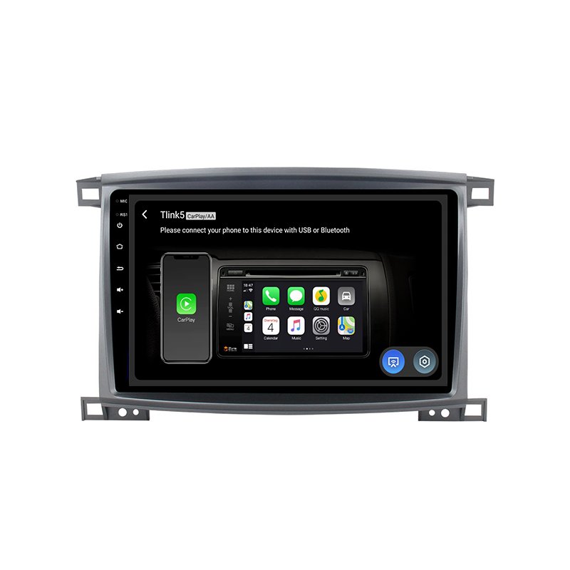 Android 10 Full IPS Touch Screen Car radio Carplay DVD Player for Toyota Land Cruiser LC 100 VXR 2002-2007 2 Din GPS Navigation