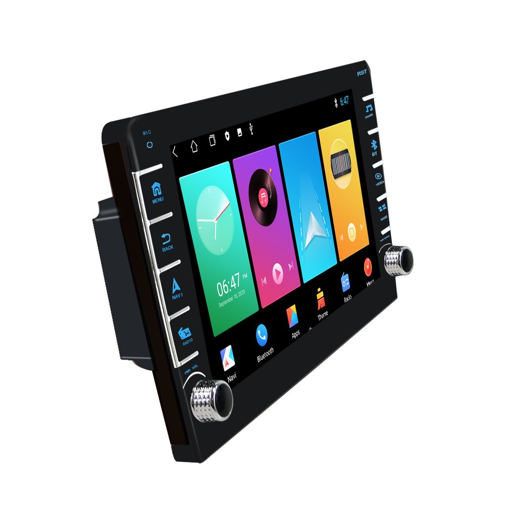 10inch 9inch Android 2.5D Screen 2 DIN Car video radio Player with RDS BT GPS WIFI DSP video multimedia system