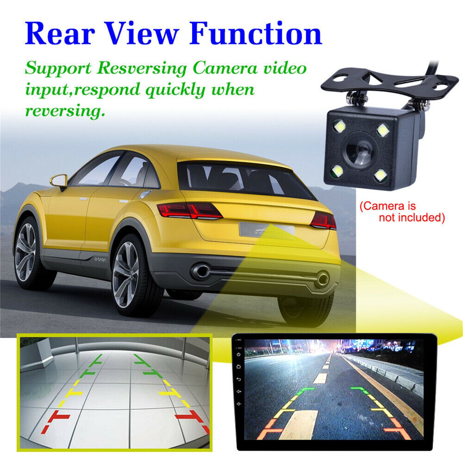 Car Stereo Touch Screen Double 9" Car Radio For Apple/For Android Carplay