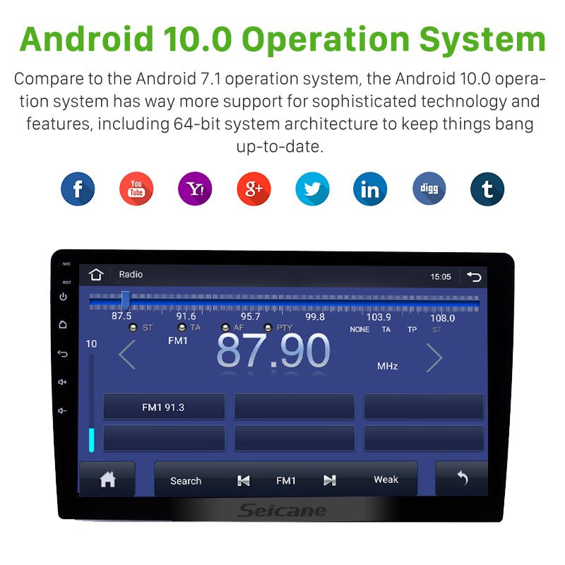 9/10 inch Car Android Player Accesorios Autos Universal Dvd Player For Vw toyota ford honda kia
