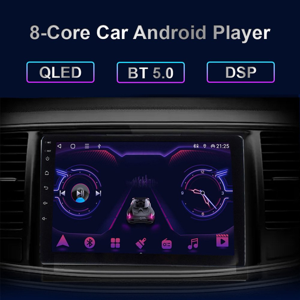 Zmecar TS18 8 Core 2K QLED Touch Screen Car Stereo DSP BT FM GPS Navigation 9/10 Inch 2+32GB/4+64 Car Radio Android Player