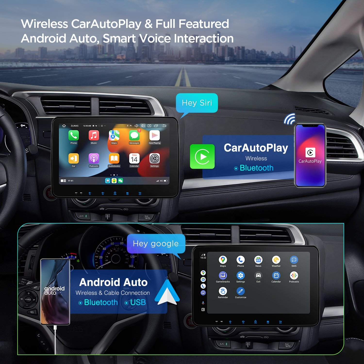 XTRONS 10.1" Tesla Style 8Core Android 13 Rotatable QLED Screen Car Stereo 4+64GB 4G LTE Gravity Sensor 2din Universal Head Unit