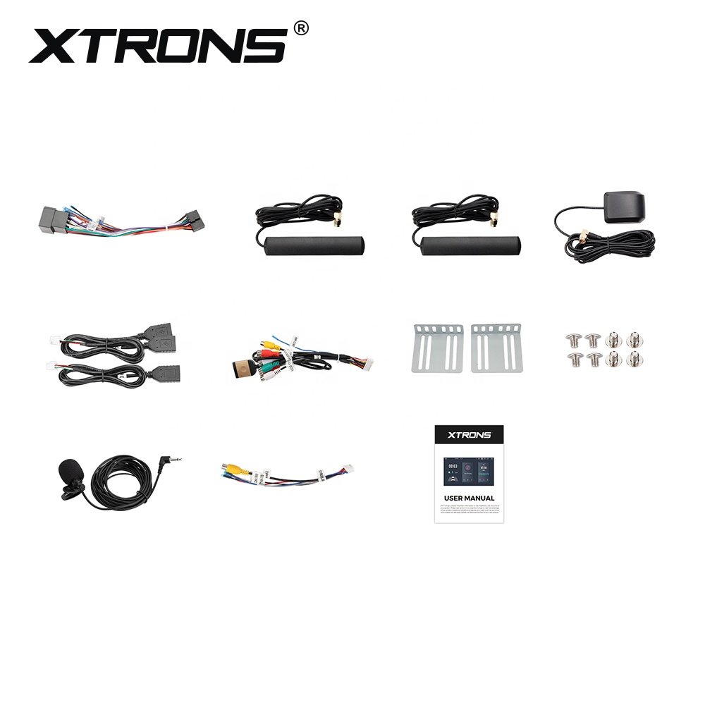 XTRONS 10.1" Tesla Style 8Core Android 13 Rotatable QLED Screen Car Stereo 4+64GB 4G LTE Gravity Sensor 2din Universal Head Unit