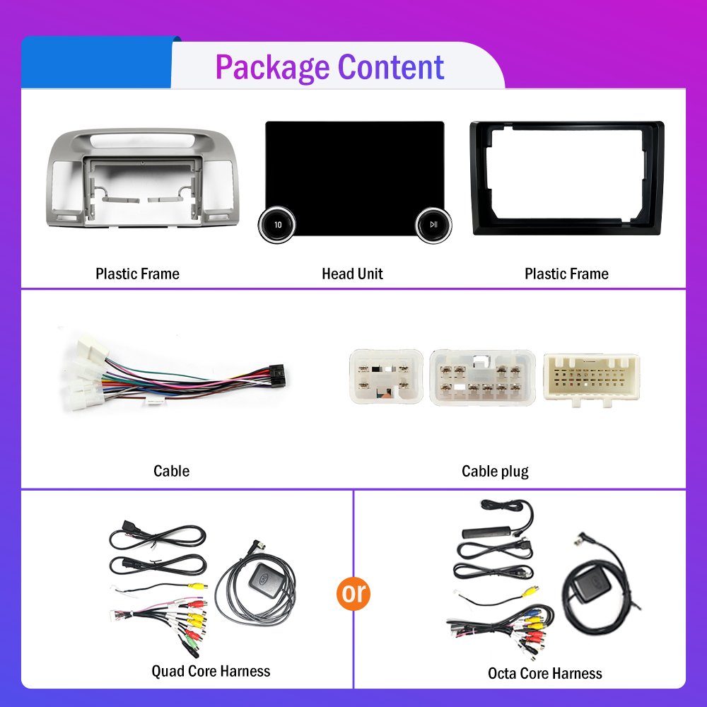 11.8Inch 2Din Android Car Radio For Toyota Camry 2000-2006 Gray 2K QLED Screen Car Stereo Car DVD Player Carplay Android Auto