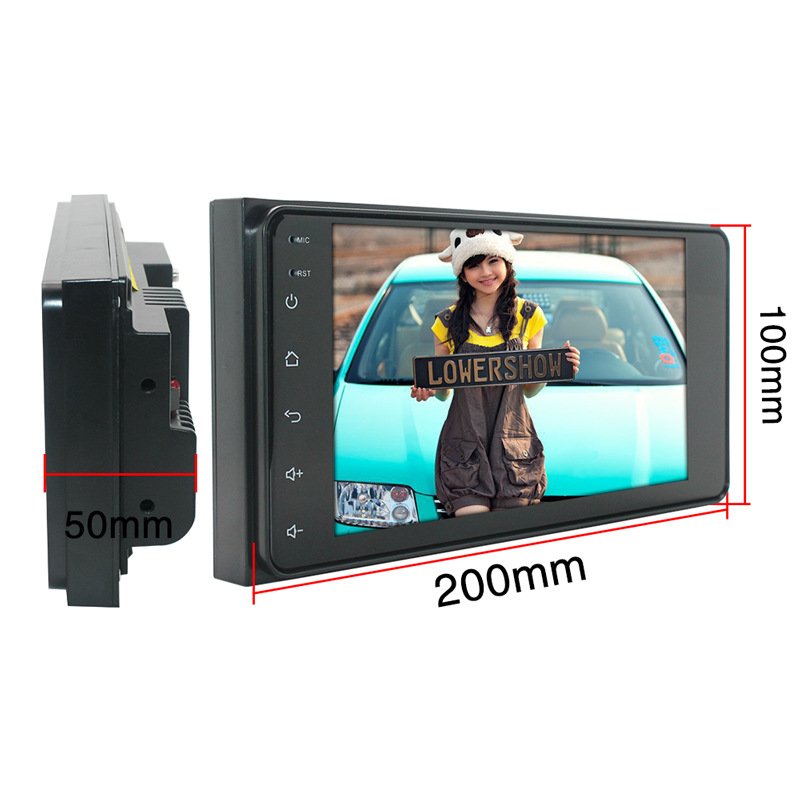 7inch Android 9.1 GPS Navigation 2Din Car Radio Touchscreen Car Multimedia Player For Universal TOYOTA Corolla