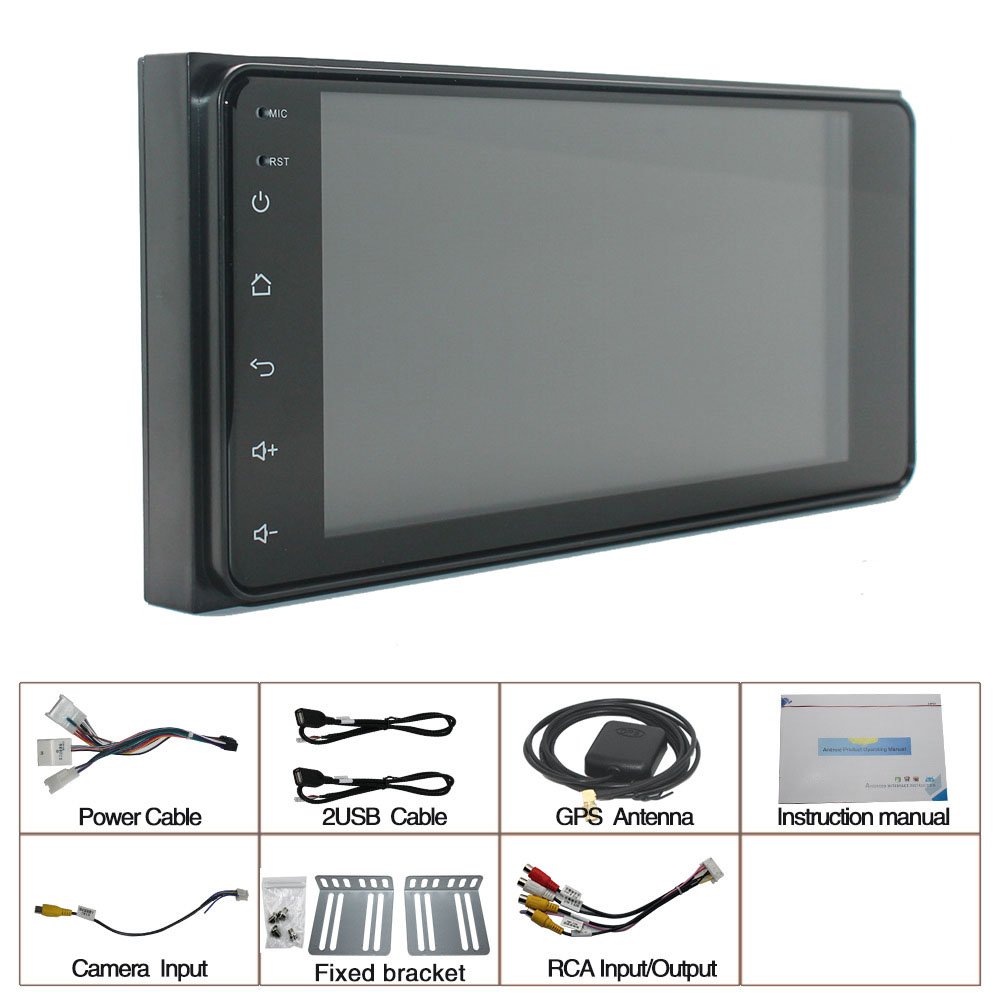 7inch Android 9.1 GPS Navigation 2Din Car Radio Touchscreen Car Multimedia Player For Universal TOYOTA Corolla