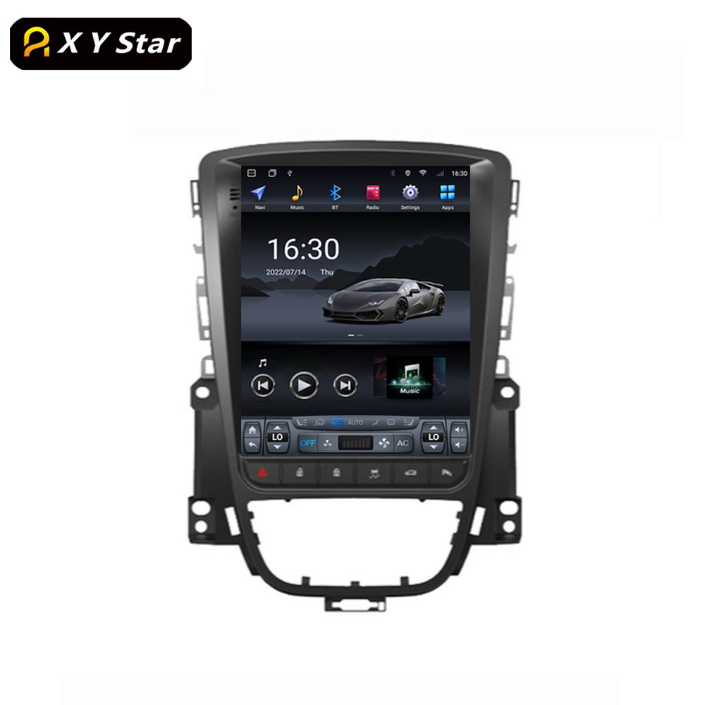 XYstar Vertical Touch Screen 10.4 Inch 8+256 Android Car Dvd Video Player Car Radio For Opel Astra J Vauxhall Buick Verano