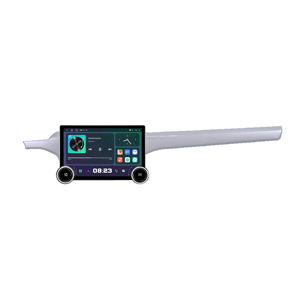 11.8Inch 2Din Android Car Radio For VW Lamando 2019 Silver 2K QLED Screen Car Stereo Car DVD Player Carplay Android Auto