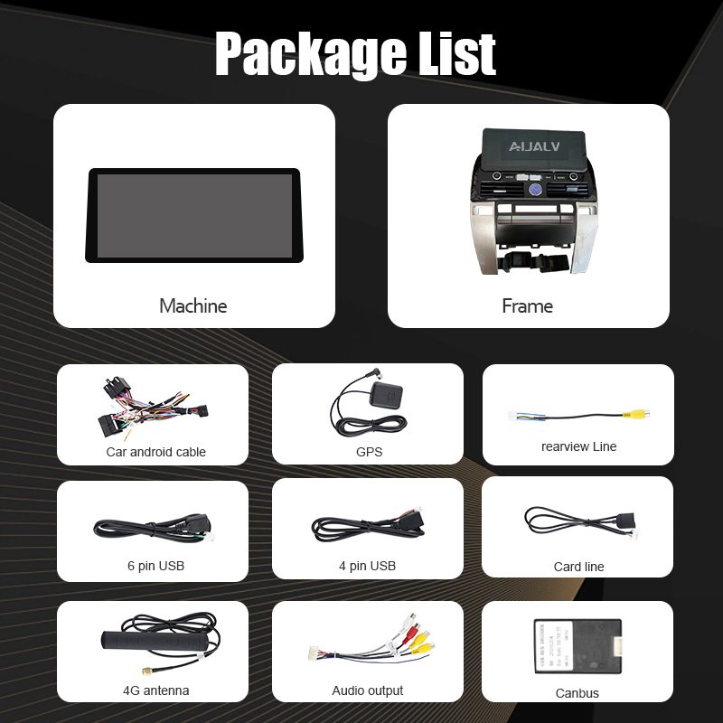 AIJALV Android QLED 2K 4GB ROM DSP Touch Screen For TOYOTA 2004-2009 PRADO 120 8-core 12.3inch Car DVD Radio Stereo Player
