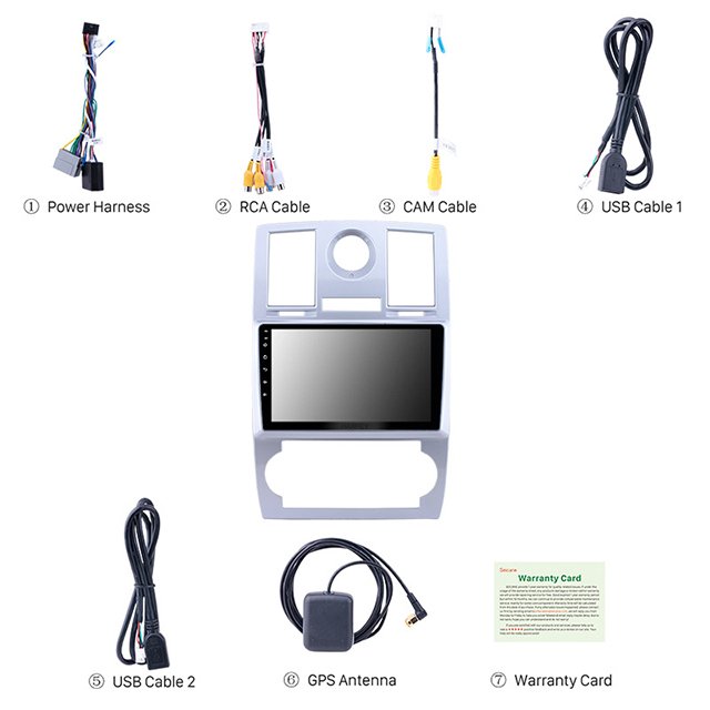 Zmecar New Arrival 9 Inch Android 1+16GB Car DVD Player Aspen 300C 2004-2008 For Chrysler Car Radio