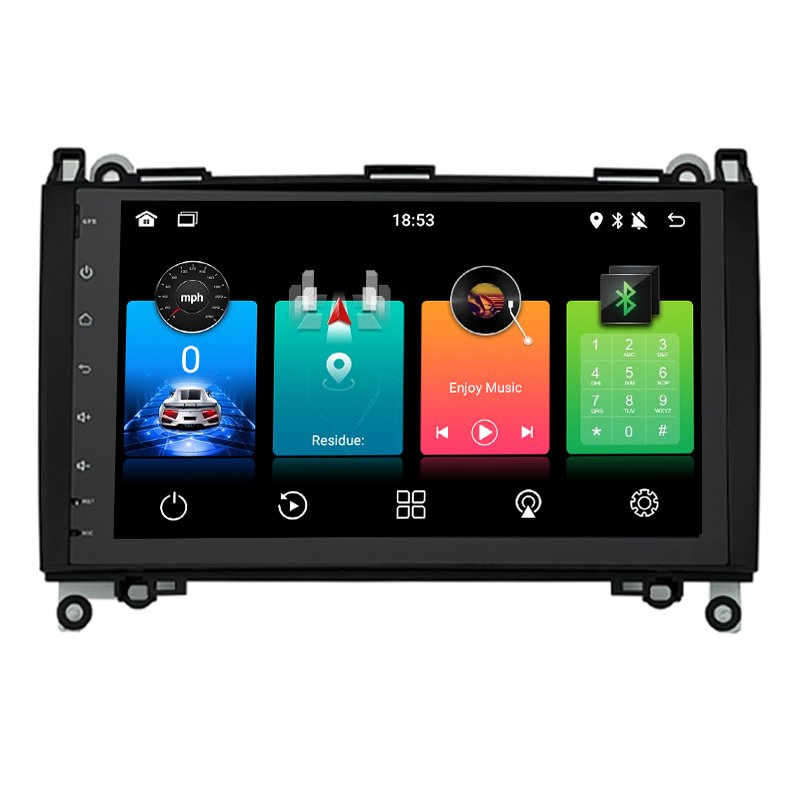9 Inch Android 13 For Mercedes Benz W169 W245 W639 W906 Sprinter B160 B170 B200 Car Radio Multimedia Player DSP Auto Carplay