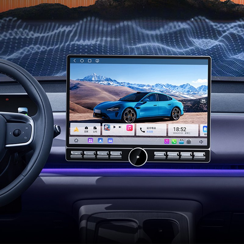 13" inch Qualcomm 680 2.5K Android Auto Car Radio Stereo Car DVD Player 2.4 Ghz 6 NM GPS Universal Multimedia Stereo Head Unit
