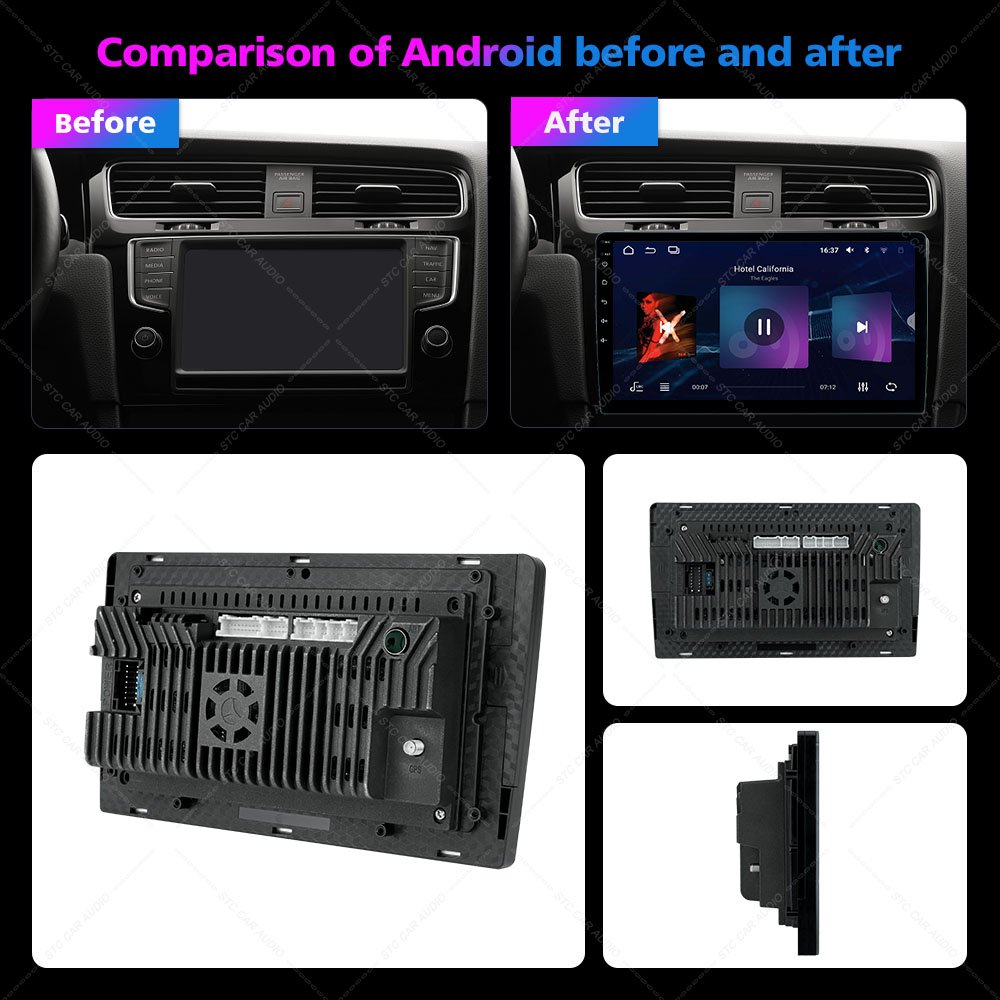 Universal Touch Screen Gps Radio Stereo 10.1 Inch Car Video 1 Din Car Dvd Player With Screen