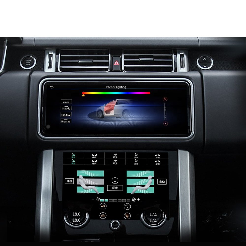 Gerllish Newest 12.3 Inch Car DVD Player For Range Rover Vogue 2013-2017 L405 Upgrade To Big LCD Screen Android Touch Screen