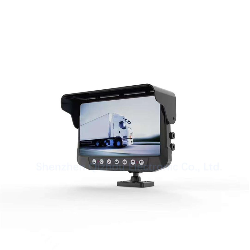 Factory direct 7 Inch Waterproof Portable Monitor Lcd bottom Monitor With waterproof Housing camera car monitor