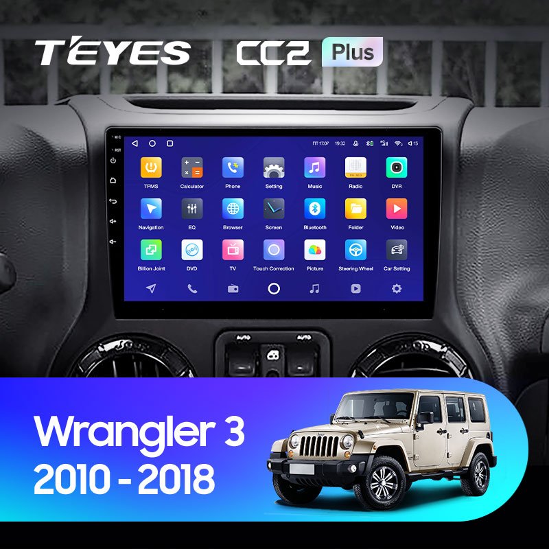 TEYES CC2L CC2 Plus For Jeep Wrangler 3 JK 2010 - 2018 Car Radio Multimedia Video Player Navigation GPS Android No 2din 2 din dv