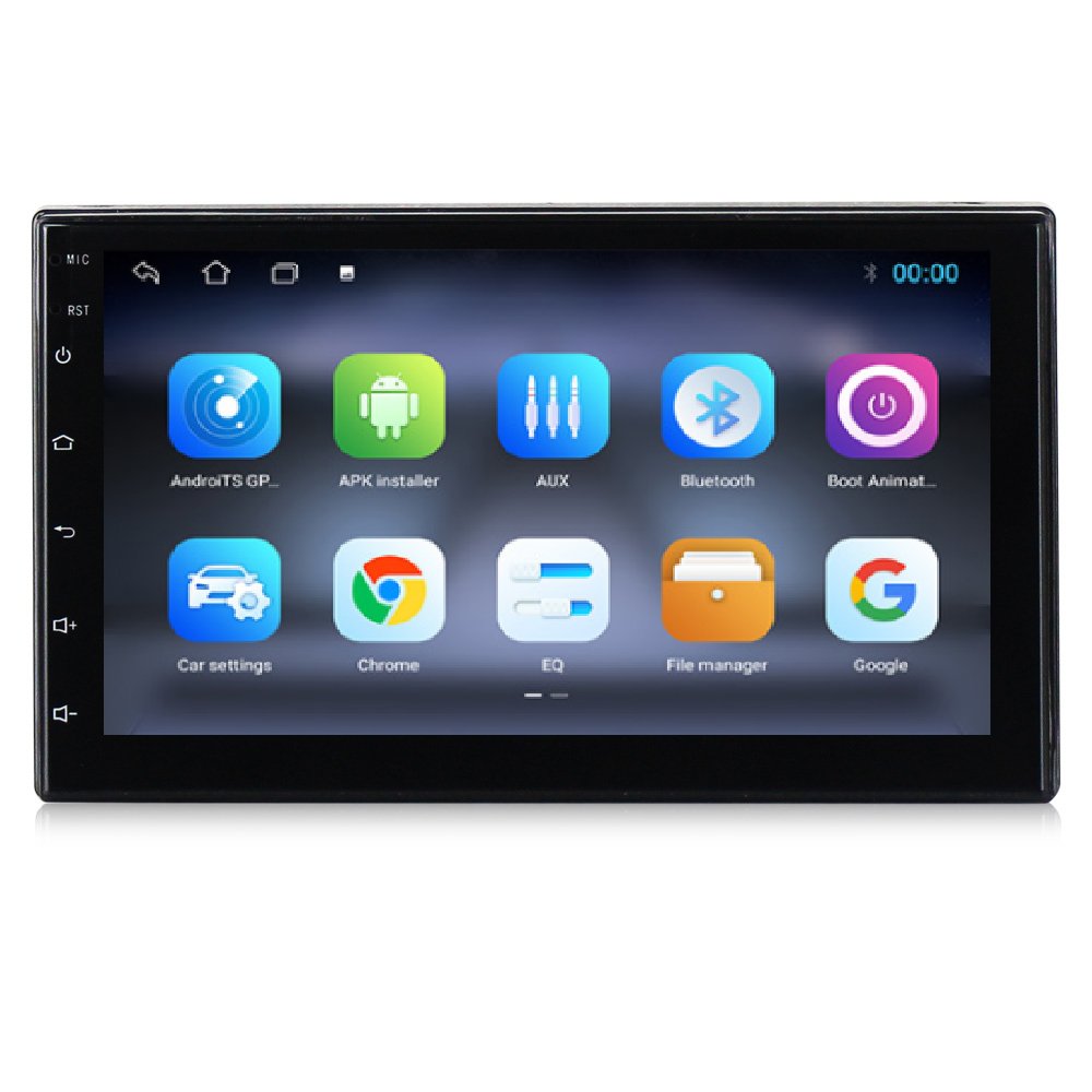 Universal 7 inch IPS radio GPS system android car navigation stereo bluetooth MP3 car DVD player