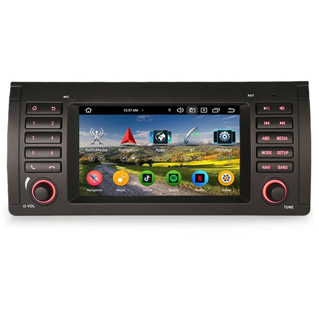 EU stock car video gps Erisin ES5753B Android 13 GPS SatNav Car Dvd Player For BMW X5 E53 IPS DSP 4G WiFi CarPlay Car dab Radio