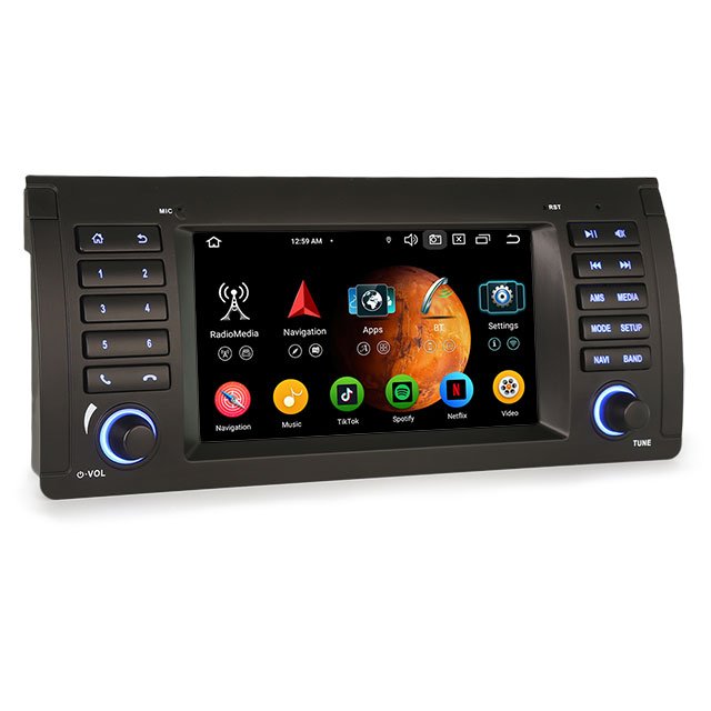 EU stock car video gps Erisin ES5753B Android 13 GPS SatNav Car Dvd Player For BMW X5 E53 IPS DSP 4G WiFi CarPlay Car dab Radio