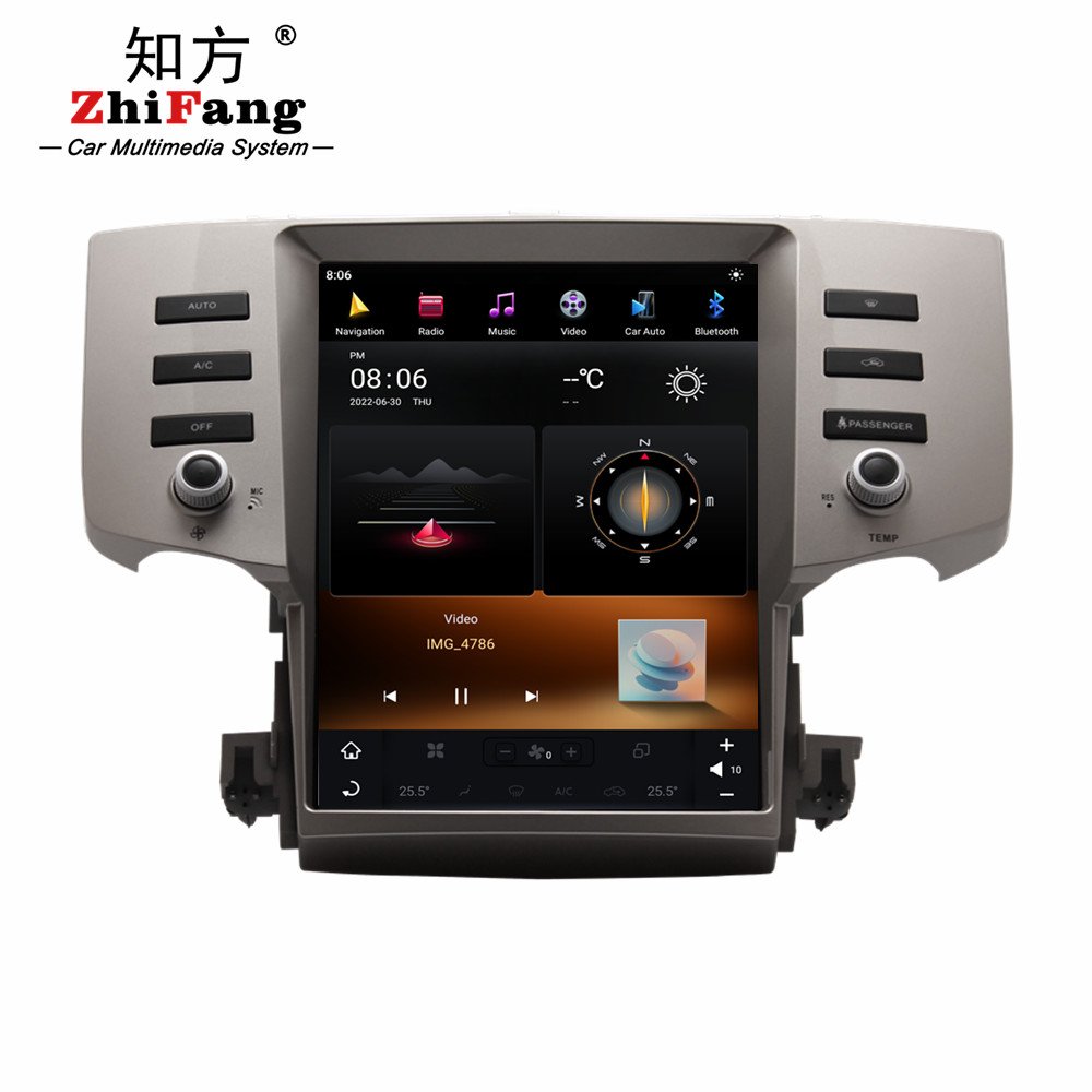 2K Android 11.0 tesla style Car DVD player Carplay GPS 4G SIM card bluetooth for toyota reiz 2005-2009 8+128GB radio navigation