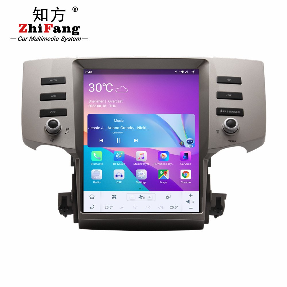 2K Android 11.0 tesla style Car DVD player Carplay GPS 4G SIM card bluetooth for toyota reiz 2005-2009 8+128GB radio navigation