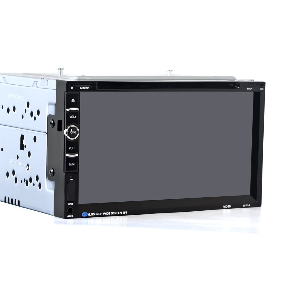 Hot 2 Din 6.95-inch Touch Screen Universal mp5 Car DVD Player for GPS Navigation 6080