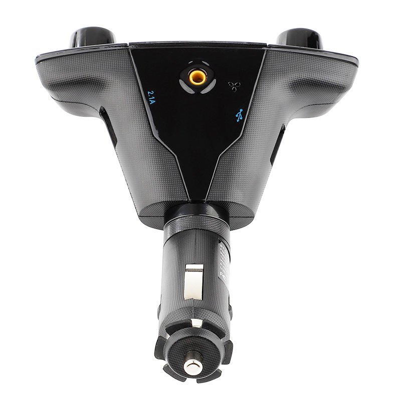 Blue-tooth audio adapter Wireless In-Car Bluetooth Handsfree FM Transmitter MP3 Radio Adapter Car Kit With 2.1A Dual USB Car FM
