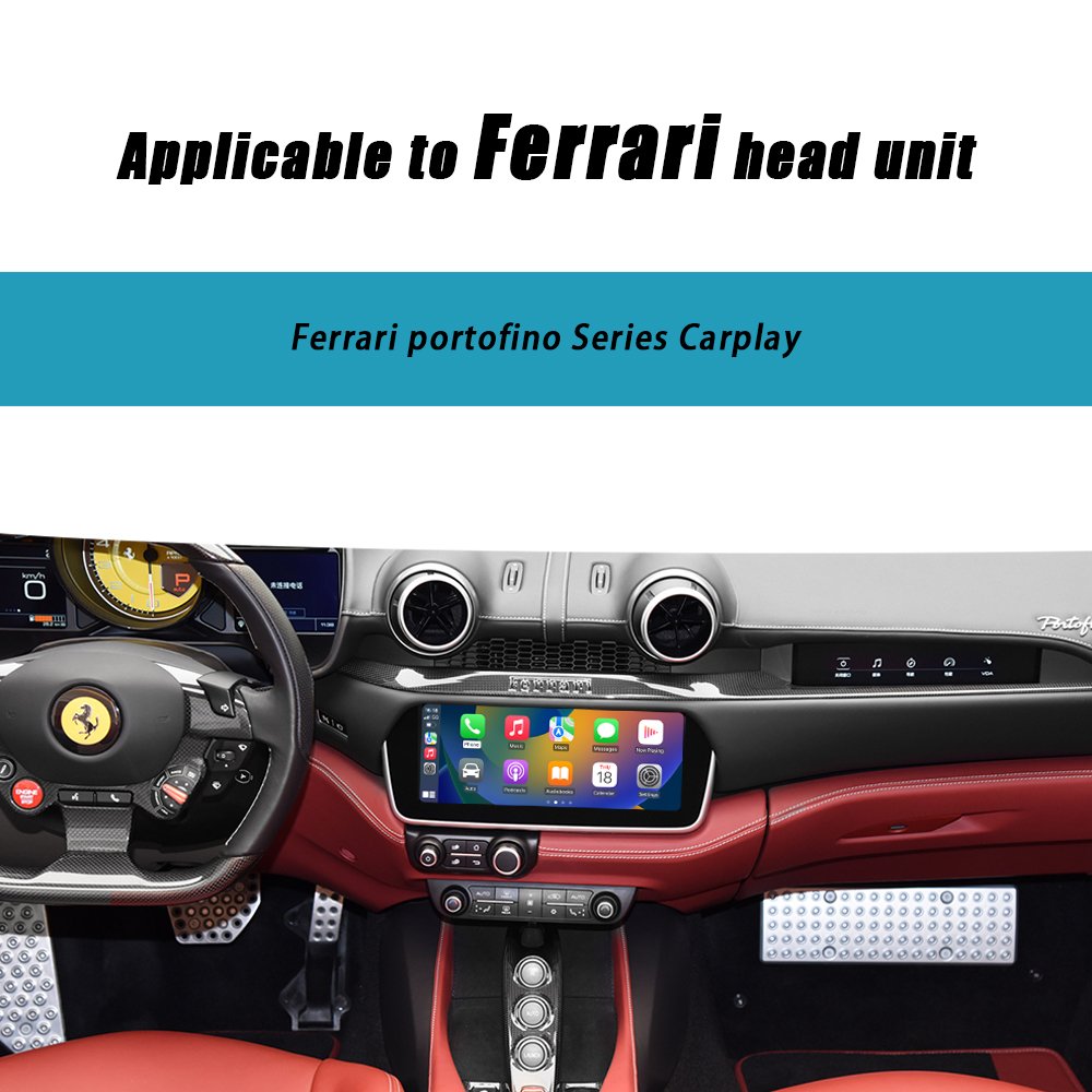 CZT-AUTO Wireless CarPlay Module For Ferrari Portofino Android Auto Car DVD Player Mirror Link AirPlay Radio Navigation