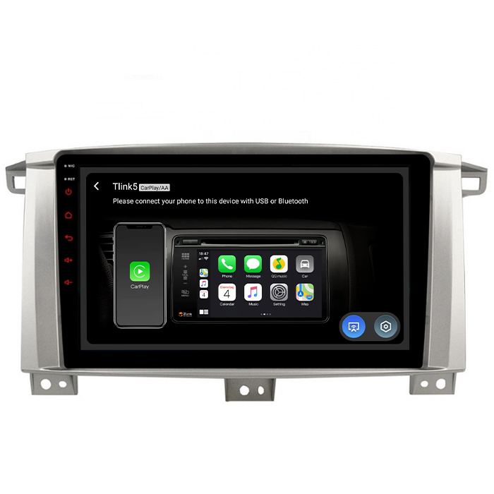 9 inch car dvd player Android 10 gps carplay radio for Toyota Land Cruiser LC 100 GXR 2002-2007 Car DVD player