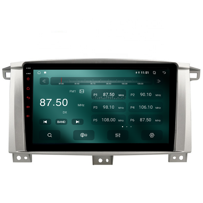 9 inch car dvd player Android 10 gps carplay radio for Toyota Land Cruiser LC 100 GXR 2002-2007 Car DVD player