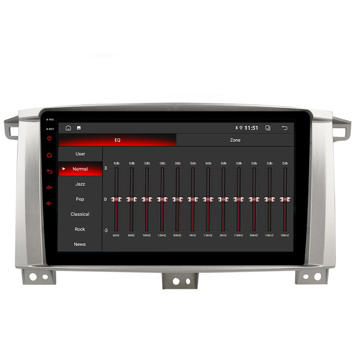 9 inch car dvd player Android 10 gps carplay radio for Toyota Land Cruiser LC 100 GXR 2002-2007 Car DVD player