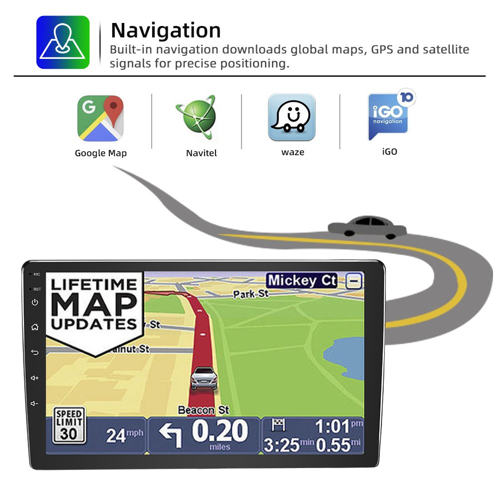 Android 4+64GB Wireless CarPlay Android Auto For Hyundai Sonata 2011-14 Car Stereo Radio WIfi BT GPS