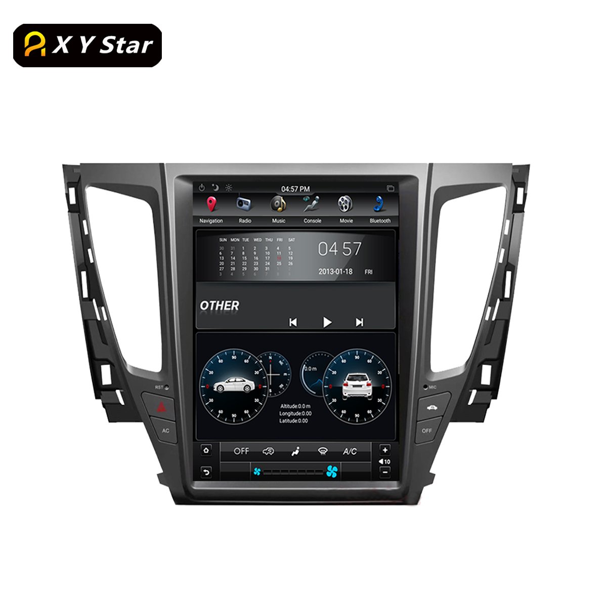 12.1inch 7862 TLINK 10.0 Video Radio Display Car Dvd Player Android For Pajero Sport 2017