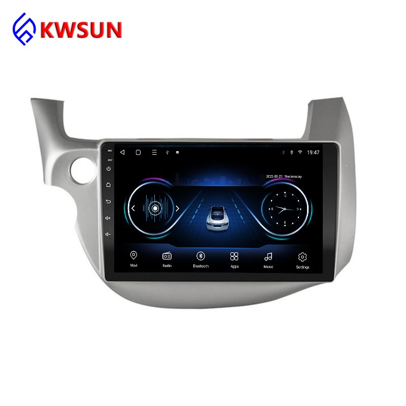 10 Inch android 10 1+32GB 2Din Car multimedia player for Honda Fit 2007-2013 Wifi GPS Navigation