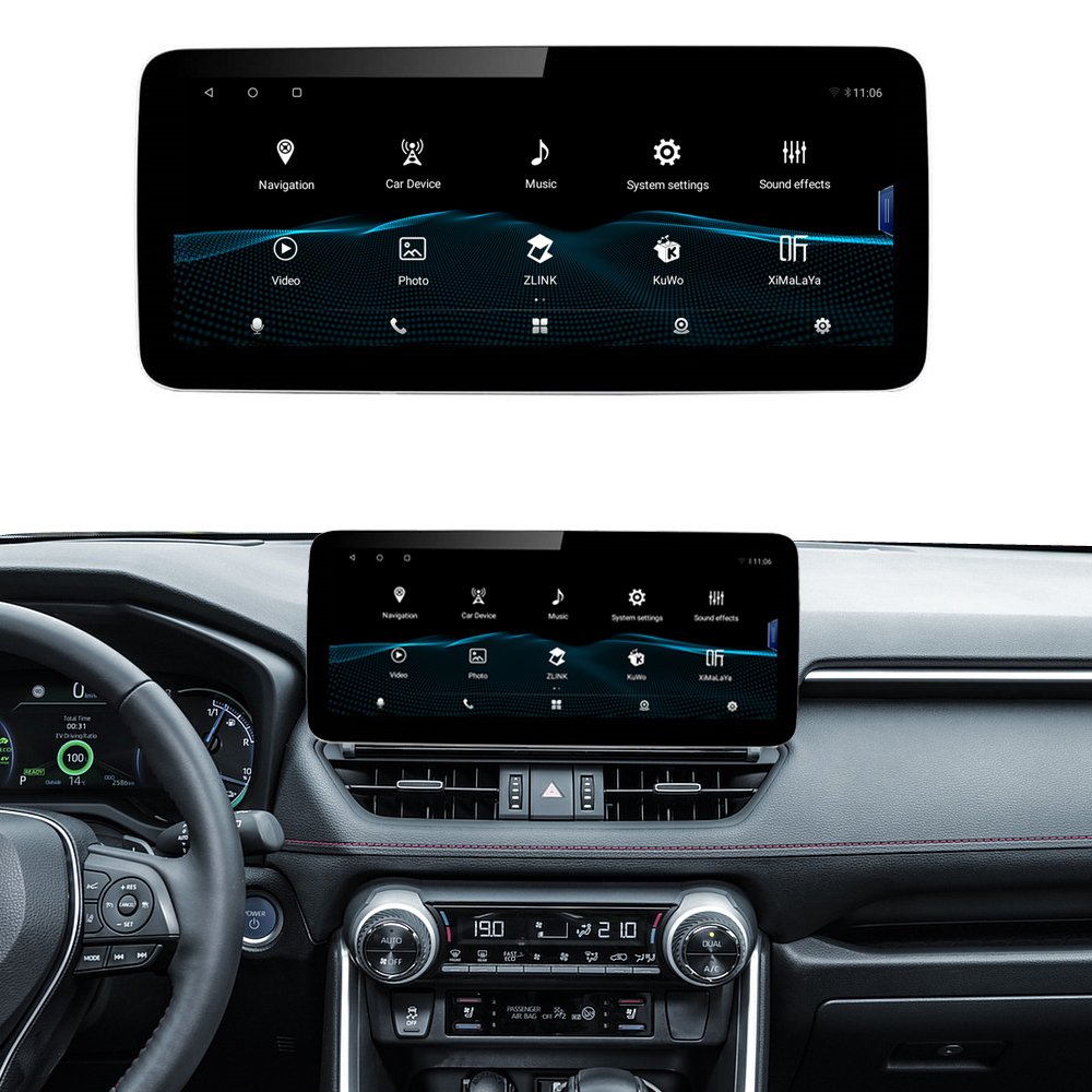 Road Top 12.3" Android Touch Screen Multimedia Stereo Auto Car Radio GPS Navigation Car DVD Player For Toyota RAV4 2020-2022